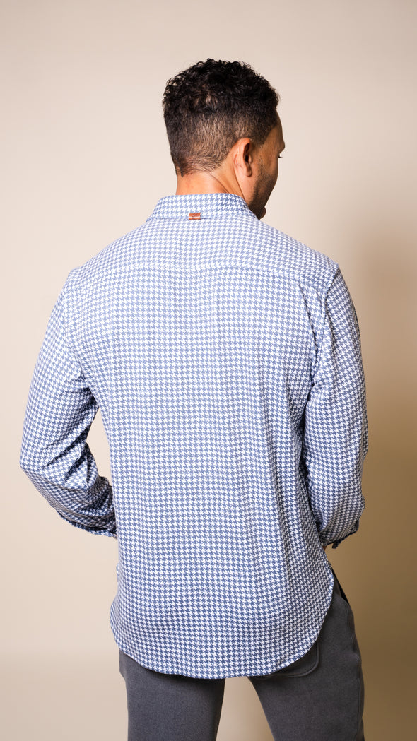 Andy Long Sleeve Houndstooth