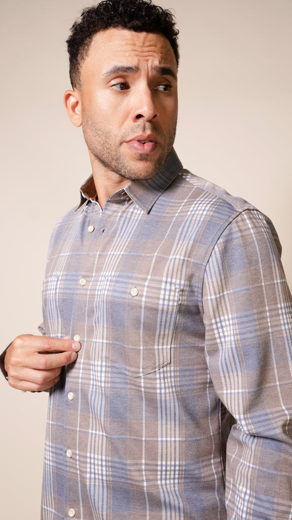 Andy Long Sleeve Plaid Shirt