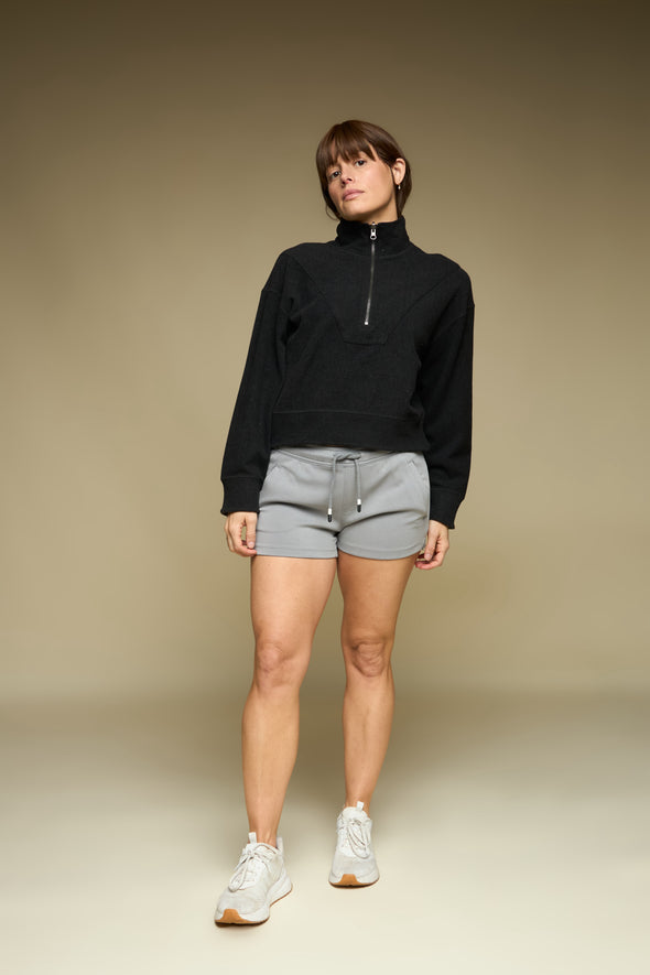 Andrea Fleece Reversible Quarter Zip