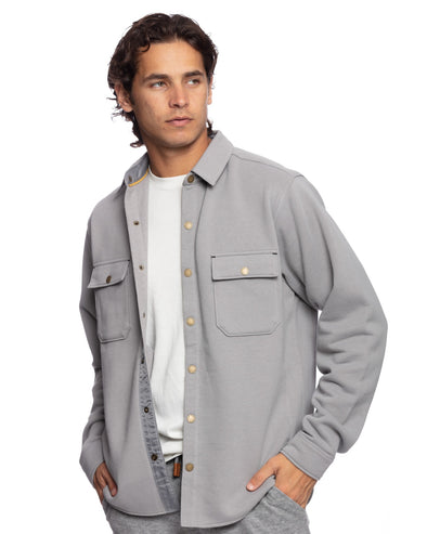 Slater Shirt Jacket Concrete
