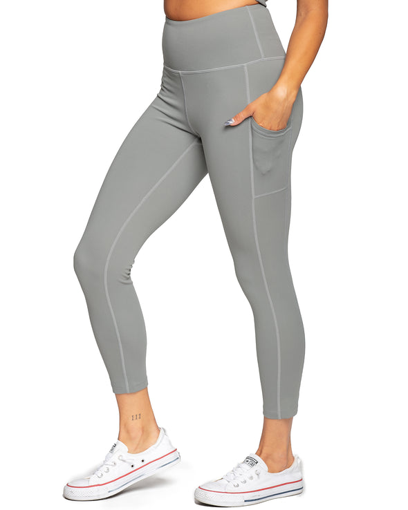 Laurel/Mercer Ankle Yoga Pants Grey Skies